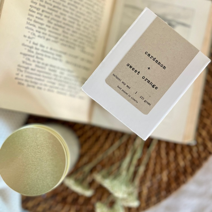 Cardamom and Sweet Orange Soy Candle