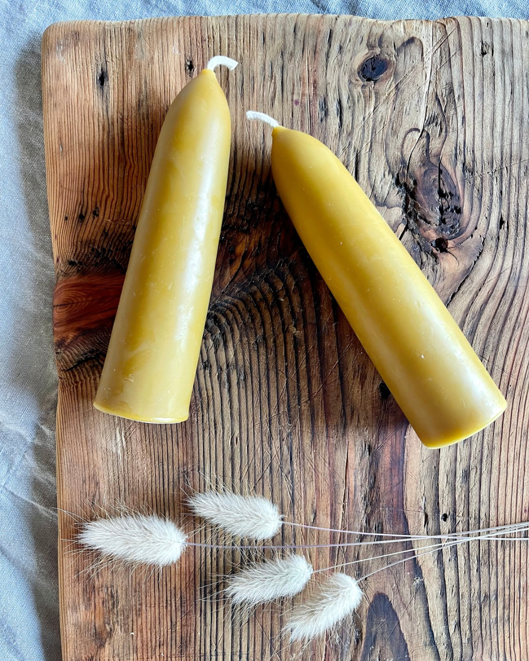 Large Beeswax Farmhouse Pillar