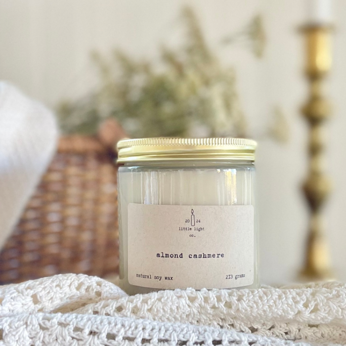 Almond Cashmere Soy Candle