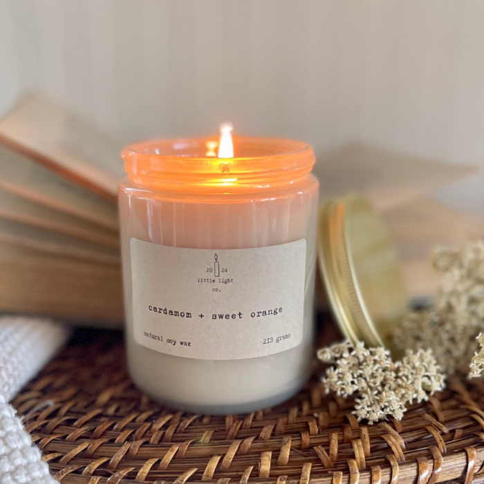 Cardamom and Sweet Orange Soy Candle